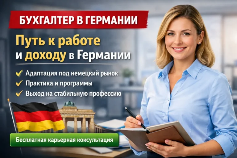 Бухгалтер в Германии — профессиональный путь к работе и стабильному доходу для женщин с адаптацией под немецкий рынок