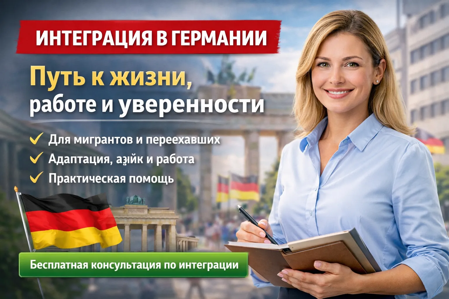 Интеграция в Германии — адаптация к жизни и работе для мигрантов, уверенный старт в новой стране